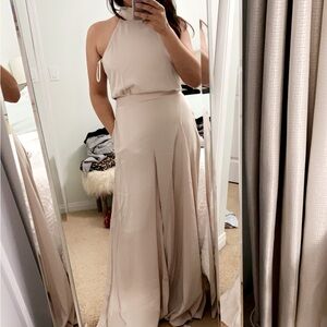 Elegant Cream Jumpsuit